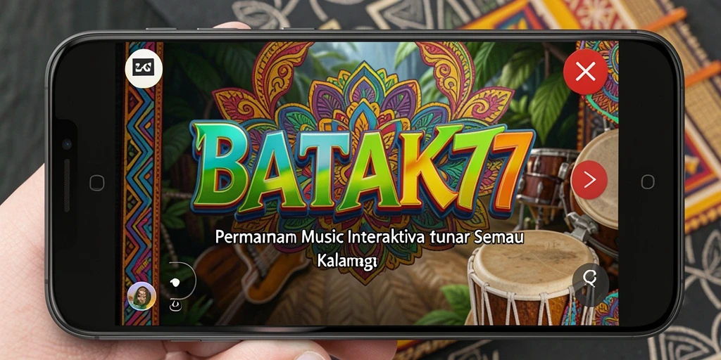 Tampilan gameplay menarik dalam BATIK77 dengan pengalaman musik interaktif.