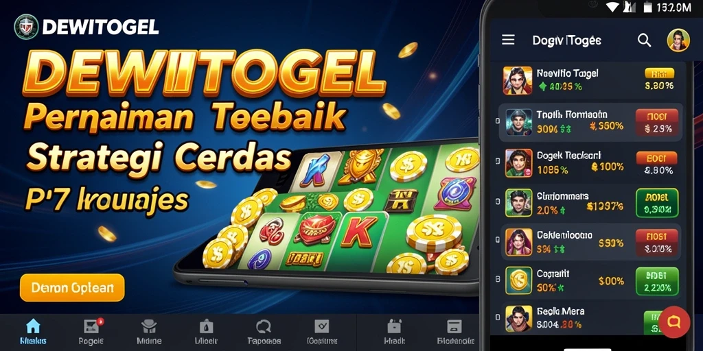 Screenshot gameplay DEWITOGEL menampilkan suasana permainan yang menarik.