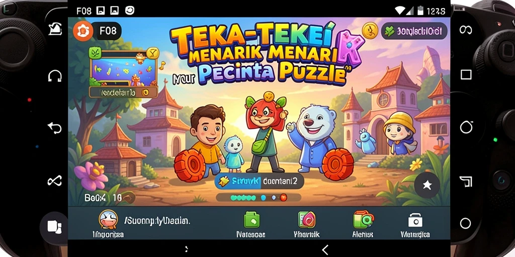 Tampilkan gameplay seru dari F08 dengan teka-teki menantang.
