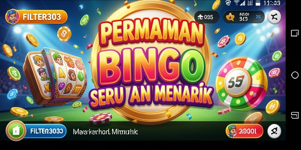 Tampilan gameplay seru FILTER303 dengan berbagai variasi Bingo.