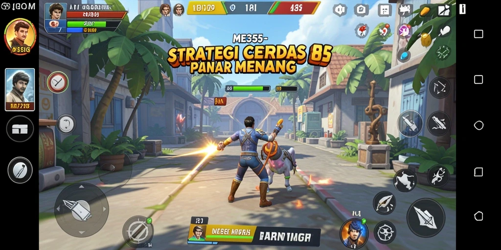 Tampilan menarik dari gameplay strategis ME355 yang menantang.