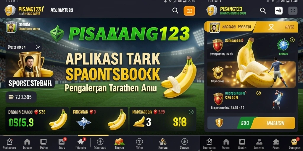 Screenshot PISANG123 yang menunjukkan fitur taruhan olahraga yang menarik.