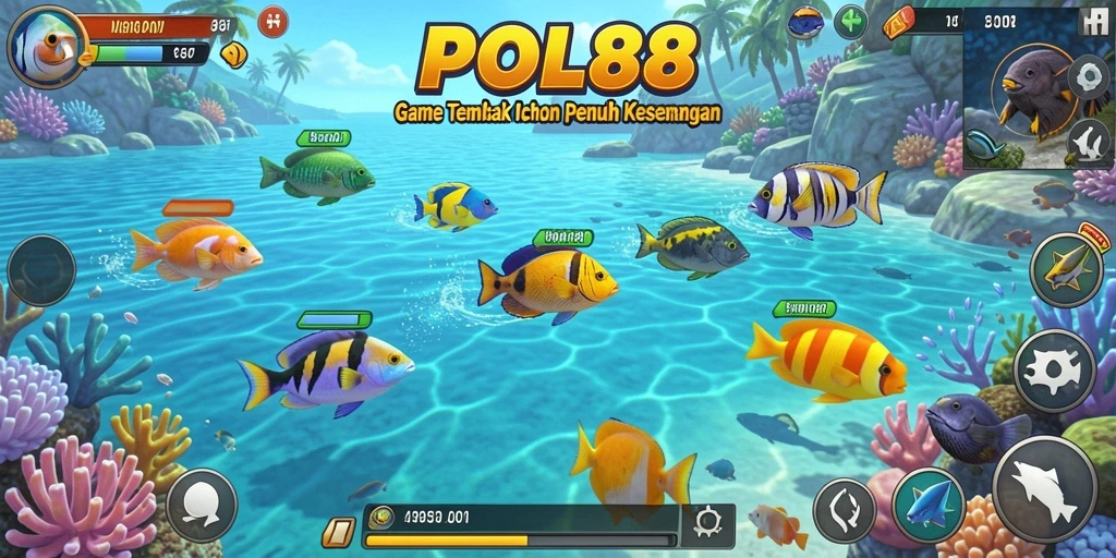 Gameplay seru dalam POL88 saat menangkap ikan.