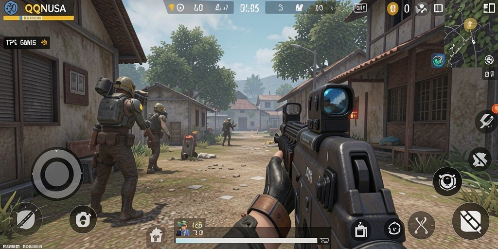 Tampilan gameplay seru di QQNUSA dengan aksi mendebarkan.