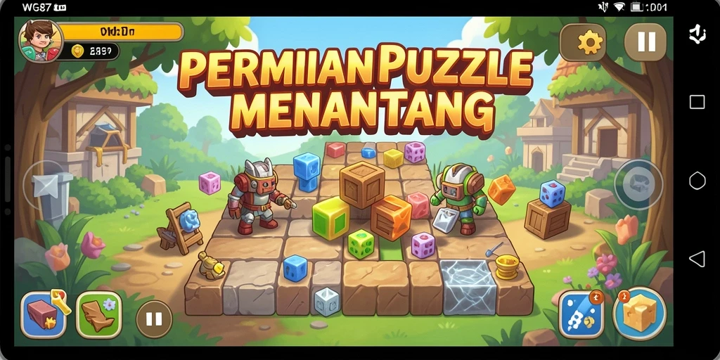 Tampilan gameplay WG87 yang menggugah selera dan menantang.