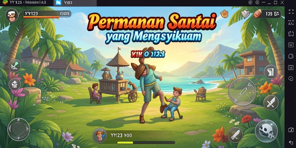 Tampilan gameplay yang seru dan mengasyikkan dari YY123.